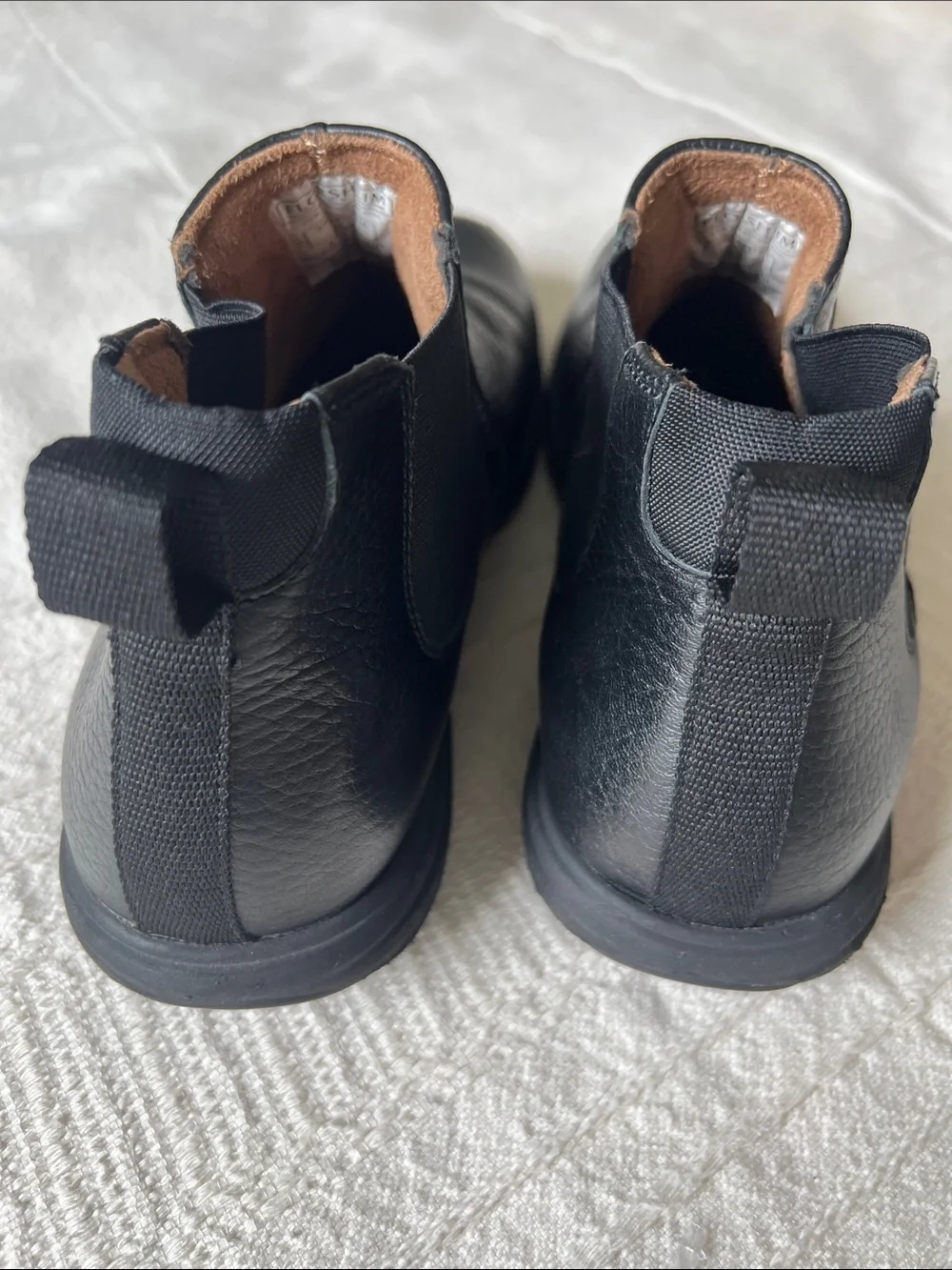 Florsheim Black Leather Chukka Boots, Steel Toe
